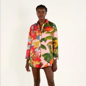 BNWT Farm Rio Mixed Prints Romper sz.XS